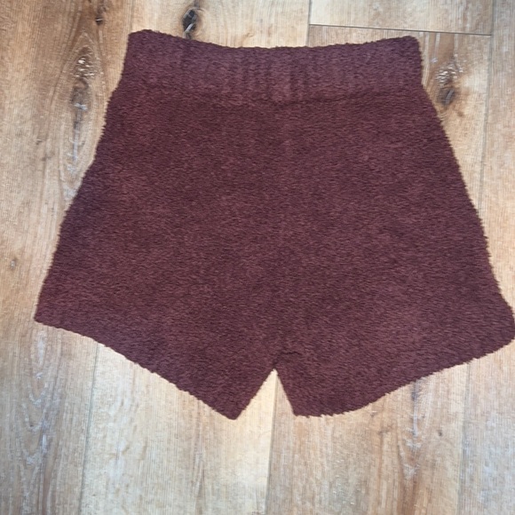 Skims Brown Cozy Knit Shorts L/XL - Picture 4 of 9